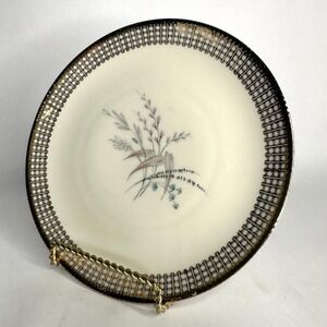 Vintage Winterling Signed Rosian Bavaria Round Salad Dessert Plate  Gold Trim